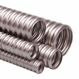 DN40 Stainless Steel Corrugated Tube for Refrigeration Systems